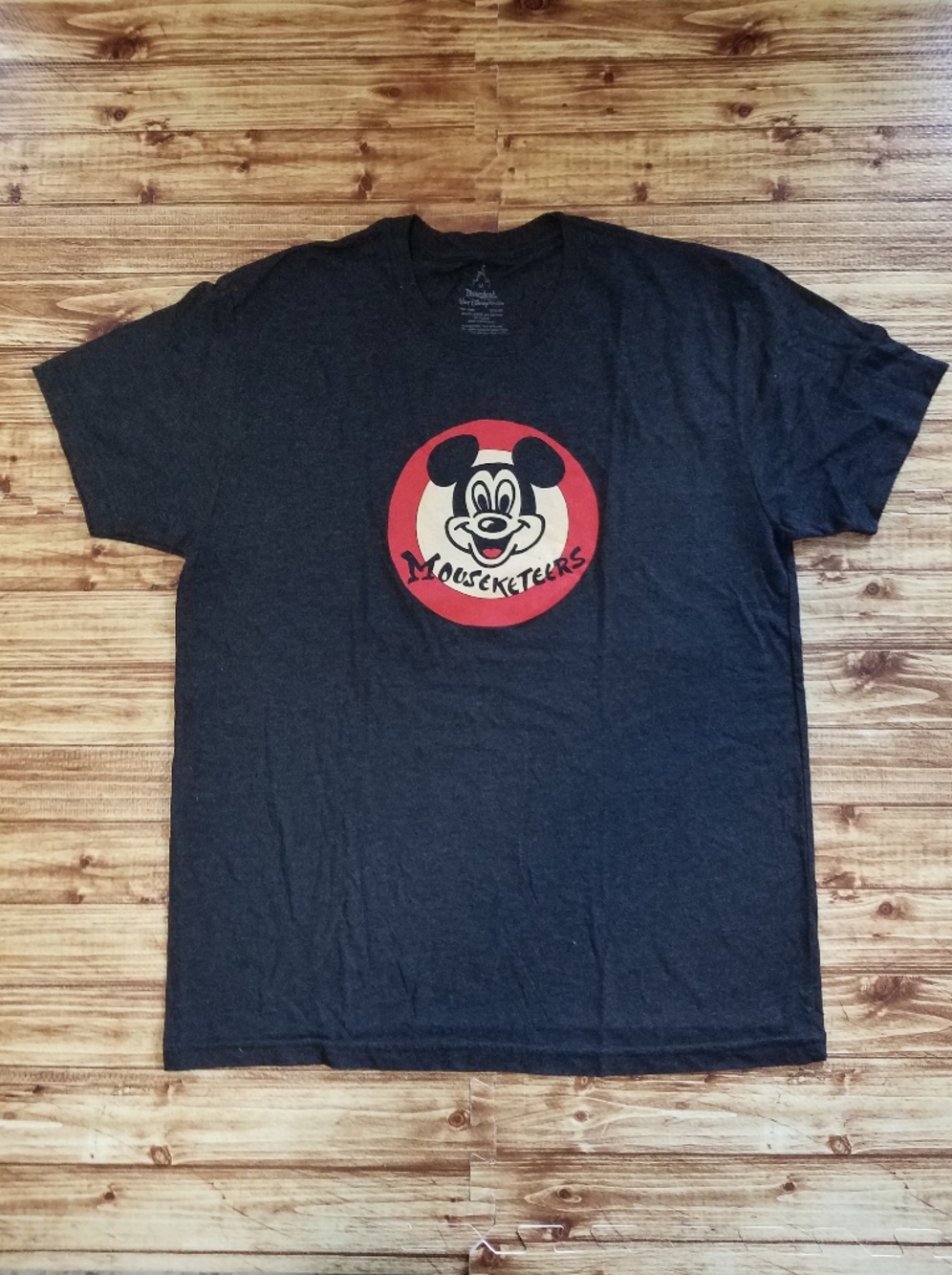 Disney Parks Mouseketeers Retro T-Shirt Charcoal Mens Medium Graphic Tee